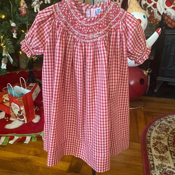 Orient Expressed Inc Smocked Toddler Girls Dress size 3 - Picture 4 of 16